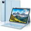 Adecuado para Funda Protectora iPad Air 13 pulgadas 2024 Pro110.9 Teclado Bluetooth Retroiluminado Colorido Ranura para Lápiz Funda de Cuero