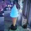 Soporte de Exhibición Modelo de Helado Simulación Caja de Luz Luminosa Cono de Exhibición Tablero Publicitario Helado Falso Comercial Grande Tamaño Grande