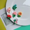 Atacado de Acessórios de Flores Artificiais Coloridos Brilhantes para Acessórios de Cabelo DIY Feitos à Mão, Roupas, Capas de Fone de Ouvido e Decorações de Sapatos
