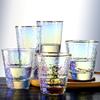 Taza de Agua de Vidrio de Colores Phnom Penh Resistente a Altas Temperaturas Hecha a Mano Estilo Ins Alto Valor de Color Taza con Patrón de Martillo de Colores para el Hogar Celebridad de Internet