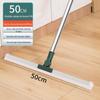 Vassoura Mágica Raspador Mop Silicone Artefato Uso Duplo Seco e Úmido Raspador Vaso Sanitário Banheiro Raspador de Vaso Sanitário