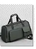 Nueva bolsa deportiva y de fitness con compartimentos separados para artículos húmedos y secos, gran capacidad, bolsa de equipaje de nailon, ligera para viajes cortos, adecuada para viajes de negocios