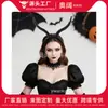 Hebilla de Cabeza de Diablo de Halloween Transfronteriza Diadema Oscura con Cabeza de Cuerno Adorno para la Cabeza Fiesta Decoración de Fiesta Accesorios de Diadema con Cuernos