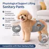 Pañales para Perros Mascota Transfronterizos, Pantalones Fisiológicos Absorbentes y Ajustables para Gatos y Perros, Pantalones Cortos de Ropa Interior Reutilizables para Perros Mascota