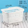 Cesta Pequeña Bayberry Cesta de Fresas Cesta de Frutas de Plástico Blanco Cesta de Almacenamiento Cesta de Almacenamiento para Artículos Varios Cesta de Baño para Baño
