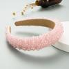 Accesorios para el cabello de origen transfronterizo, temperamento europeo y americano, diadema de cuentas hecha a mano, cristal, el más vendido de Amazon, diadema ZA