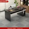 Escritorio Moderno Sencillo para Gerente de Oficina/Estación de Trabajo del Personal Juego de Escritorio y Silla con Cajones Escritorio para Computadora Escritorio para Computadora en Casa