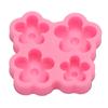 Hyun Ya Feng Tamaño Flor Aleta Flor de Cinco Pétalos Azúcar Chocolate Horneado Decoración de Pastel Aromaterapia Lámina de Cera Yeso Gota Molde de Plástico