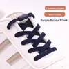 Corda Redonda Elástica com Cordão Preguiçoso de 6mm para Design Lindo nas Costas, Cordão Elástico para Calças Esportivas, Acessórios para Cadarços, Gadget Sem Laço, Não Precisa Amarrar