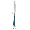 Cuchillo, Tenedor, Cuchara de Acero Inoxidable 304 New Moonlight Cubiertos Cuchillo para Bistec Occidental Logo de Hotel Restaurante Pulido Espejo