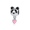 Pulseira Colar Urso Panda Desenho Animado Pingentes Contas Acessórios DIY Animal Contas Soltas Criativo Artesanal Contas Espaçadoras