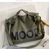 Bolsa para Mujer 26 Nuevo Modelo Unisex Bolso Cruzado Gran Capacidad Lavable Bolsa de Lona Engrosada Mochila Versátil Versión Coreana