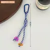 Colgante de Muñeca con Cuerda Trenzada de Colores Accesorios Decorativos Colgantes Cuerda Llavero de Mochila Gancho para Lanyard DIY Venta al por Mayor