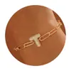 2024 Nuevo Diseño Transfronterizo de Amazon Pulsera de Clip para Papel Burbuja con 26 Letras Incrustadas de Circonita Regalo de Moda