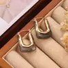 Pendientes Retro Maillard para Mujer 2025 Nuevo Estilo Popular Estilo Coreano Personalidad de Alta Gama Accesorios Versátiles para Orejas