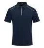 Camisa Polo Manga Curta Roupa de Trabalho Estampada com Palavras do Logo Roupa de Trabalho de Verão Masculina e Feminina Camisas Culturais Camisas Publicitárias
