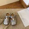 Estilo Coreano para Niños Calados Verano Nuevas Llegadas Ropa Exterior para Niñas Niños Medianos y Grandes Tejidas Suela Suave Zapatos de Playa