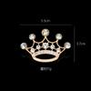 Corona de Joya de Aleación Diamante Metal Headwear Accesorios para el Cabello Banda para el Cabello Agujero para Headwear Accesorios para Zapatos Funda para Teléfono Móvil Accesorios para DIY