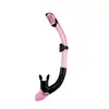 Tubo de Snorkel Profesional con Estructura Totalmente Seca, Boquilla de Silicona Antiahogo, Universal para Adultos, Tubo de Respiración para Natación y Buceo
