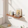 Estante de Pared Oculto de Una Sola Línea Estantería para Libros Colgante de Pared para Sala de Estar Estante Colgante de Pared para Dormitorio