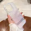 Estilo Coreano Feminino Bolinhas Compatível com Apple 17ProMax/15/16 Moderna Fofa Criativa Capa para Celular iPhone13