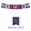 Decoraciones Populares de Amazon para Fiestas del Día de la Independencia y Montaje de Ambiente para Celebrar el 250º Aniversario, Accesorios para Fotos y Pancartas