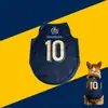 Nunbell Copa do Mundo Transfronteiriça de 2026 nos EUA, Canadá e México Roupa de Manga Curta com Camisa de Futebol para Cães e Gatos Pequenos, Médios e Grandes