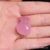 Pingente de Ágata do Brasil Jade de Gelo Calcedônia Rosa Cuia Unissex Jade Buda Maitreya Fivela de Segurança Pingente Ornamentos Atacado
