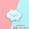 Accesorios de nube diy resina letra nube blanca Ángel.e funda para teléfono móvil parche de nube lisa accesorios de pegamento crema