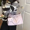 Bolso bandolera de un solo hombro bolso de mano para mujer casual nuevo estilo textura de moda gran capacidad diagonal 2026 versátil cierre de cordón
