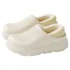 Pantuflas impermeables y pantuflas de algodón para mujer, uso en interiores en casa, resistentes a la suciedad, antimanchas, de felpa, cálidas, con suela gruesa, pantuflas de algodón para hombre al por mayor