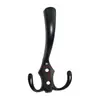 Nuevo Estilo Negro Gancho Triple Gancho Doble 54g Varios Estilos Ganchos Estilo Country Americano Retro y Percheros Suministrados por Fabricantes