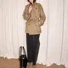 Gabardina corta blanca para mujer, nuevo estilo primavera y otoño 2026, estilo británico petite, abrigo estilo británico entallado a la cintura