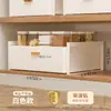 Cesta para Gaveta de Armário Rack de Armazenamento Deslizante Caixa de Armazenamento para Tigelas e Pratos de Condimentos Tipo Gaveta Rack Laminado para Armário Inferior de Cozinha