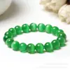 Pulsera de Ojo de Gato de Cristal Estilo Japonés y Coreano Estudiante Dulce Simple Moda Regalo para Pareja Pulsera de Círculo Único Pulsera para Mujer