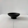 Mesa de Centro para Sala de Estar Estilo Wabi-Sabi Bandeja de Madeira Enfeites Decorativos para Casa Bandeja de Madeira Bandeja de Armazenamento B&B Bandeja de Frutas de Madeira Maciça