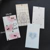 10x 18 colección tarjeta trasera cadena para teléfono móvil llavero colgante de tarjeta trasera bolsa de embalaje de cartón decoración materiales de tarjeta de embalaje
