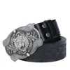 Cinturón Vaquero Occidental Transfronterizo, Estilo Nuevo con Hebilla Grande de Cabeza de Toro, Cinturón de Moda Juvenil, Cinturón para Ropa Exterior Estilo Callejero Americano
