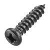 Tornillos Autorroscantes de Acero al Carbono Endurecido Cabeza Redonda Pa Cruz M1M2M5 Negro Cabeza de Panza Cola Puntiaguda Electrónicos Pequeños Autorroscantes