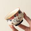 Par de Tazas de Té con Aroma a Gatito Blanco de Mineral de Roca, Taza Maestra de Cerámica, Taza de Té China para el Hogar, Regalo para Mujeres