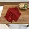 Estilo Coreano~Novo Cachecol Pequeno de Tricô para Mulheres, Outono e Inverno, Cor Sólida Versátil, Quente e Conveniente, Protetor de Pescoço Perfurado