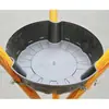 Tienda de Flores de Madera Tripode para Arreglos Florales Bandeja para Globos Cesta de Flores Soporte Triangular Apertura de Tres Puntas Soporte para Flores Negro