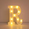 Venda quente 26 Inglês letras luzes LED símbolo modelagem luzes digitais aniversário confissão proposta atmosfera decorativo luzes coloridas