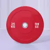 Macaron Barbell Plates Completamente Pegadas Placas de Mancuernas de Goma de Colores Equipo de Entrenamiento para Gimnasio en Casa Sentadilla Levantamiento de Pesas 5-25