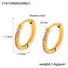Rueda de la fortuna personalidad niche temperamento pendientes versátiles moda pendientes de lujo acero inoxidable chapado en oro de 18k joyería mujer