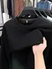 Camiseta de manga larga de alta calidad, moderna y a la moda para hombre, con cuello redondo, adecuada para hombres jóvenes, que ofrece una sensación cómoda y amigable con la piel.