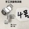 Conectores para Ferragens de Móveis Cantoneiras em Z Grampos de Fixação para Portas e Janelas de Vidro Grampos para Painel Traseiro de Porta-Retrato Suportes de Canto de Ferro