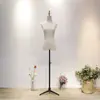 Adereços de modelo de loja de roupas manequim feminino de meio corpo suporte para vestido de noiva suporte de exibição de vitrine feminina suporte fotográfico estilo coreano