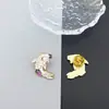 Broche de Carpa Koi Boa Sorte Ins Tendência Nacional Casal Presente Criativo Insígnia Acessórios de Pinos para Roupas Bolsas