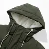 Chaqueta acolchada de algodón con capucha de lana de cordero talla europea transfronteriza para hombre 2026 invierno nueva gruesa informal holgada abrigo de algodón para hombre
